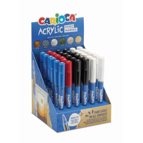 Marcatore Paint Marker acrilico - punta pennello - …