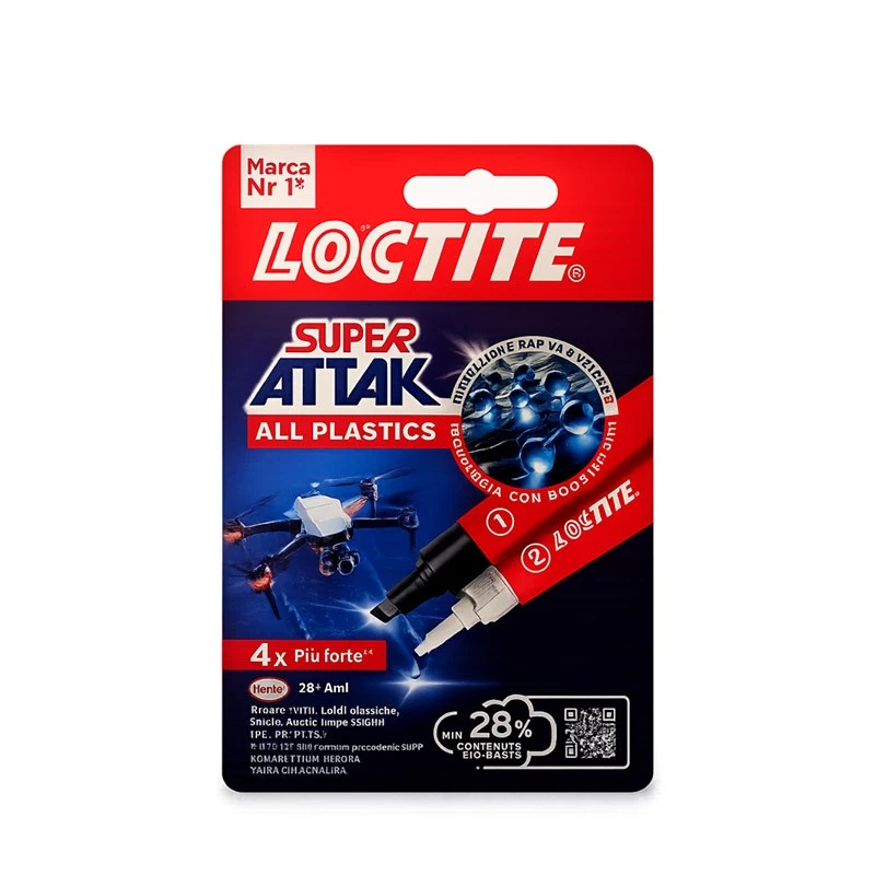 COLLA LOCTITE SUPER ATTAK All Plastics 2g + …