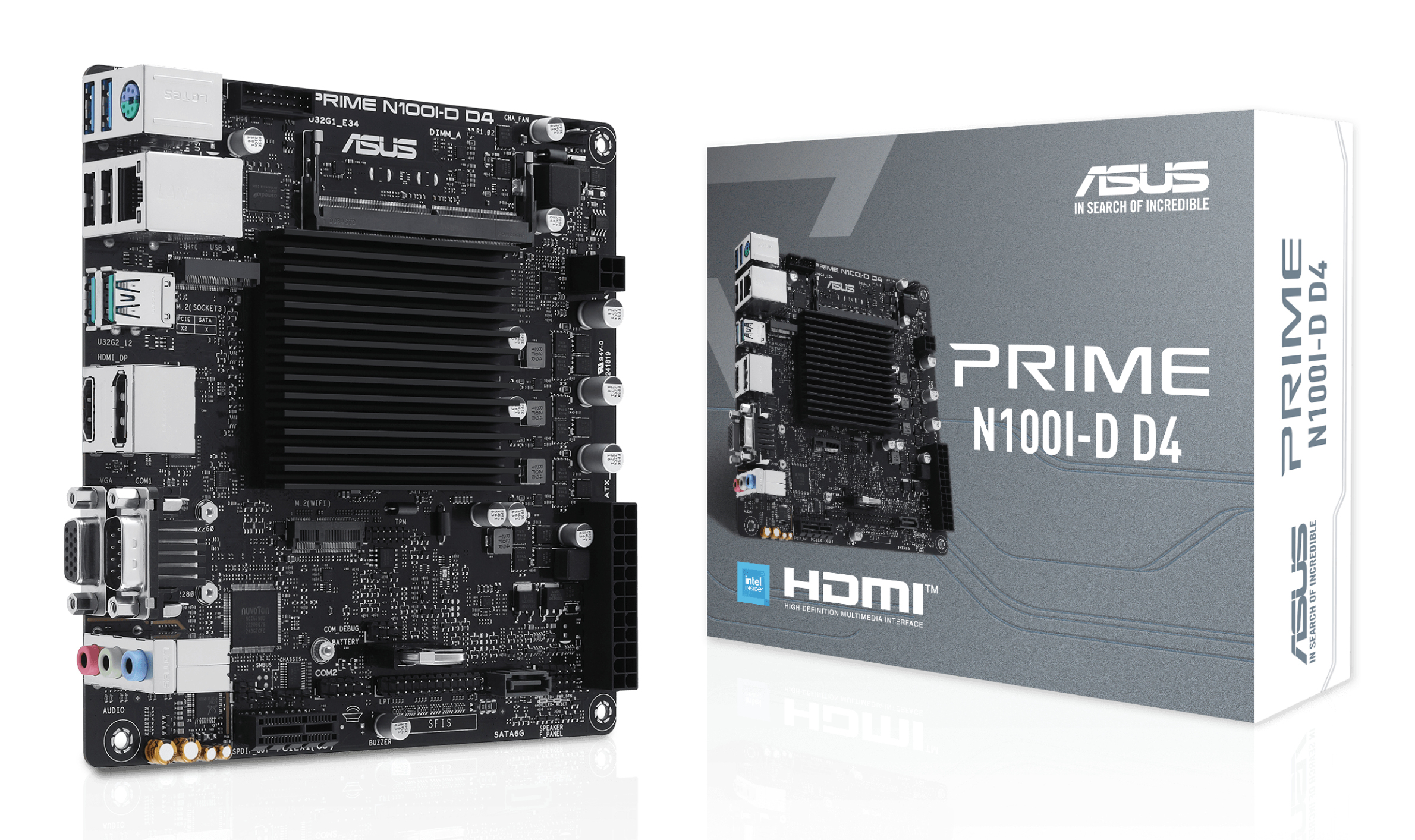 ASUS PRIME N100I-D D4 - Scheda madre - …