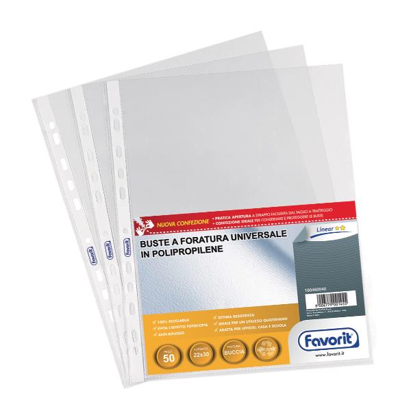 Buste forate Special PP - Linear - buccia …