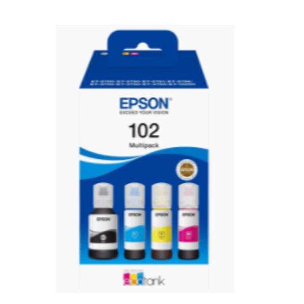 Epson - ECOTANK 102 MULTIPACK - BK/C/M/G - …