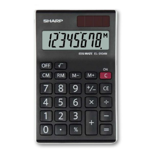 Sharp - Calcolatrice da tavolo EL310ANWH