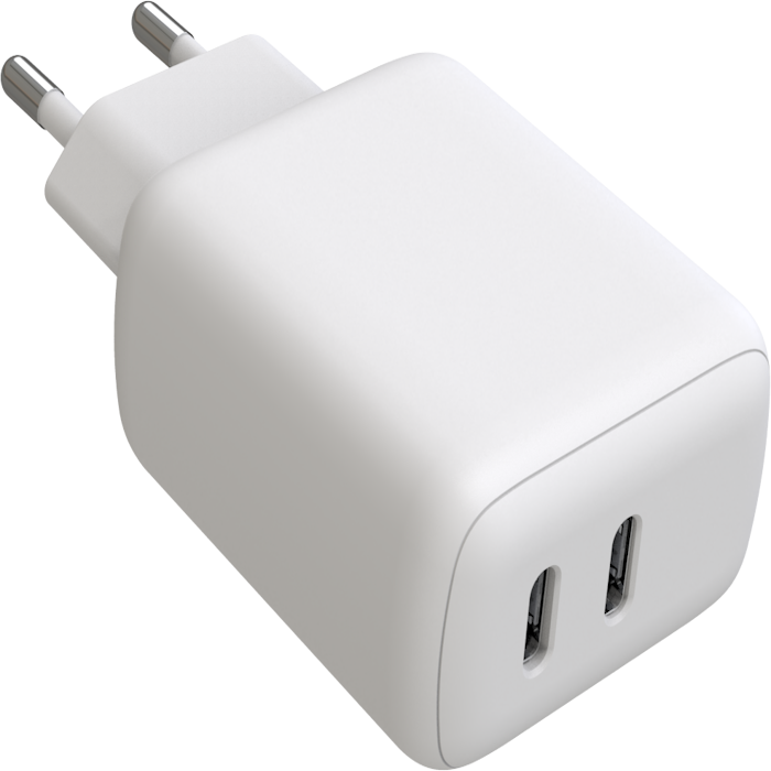CARICA BATTERIE 45W 2 OUT USB C