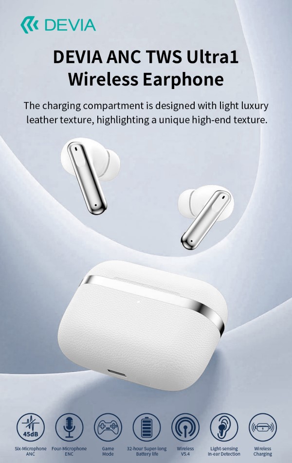 AURICOLARI CARICA WIRELESS ANC TWS ULTRA1 ANNULLAMENTO RUMORE …