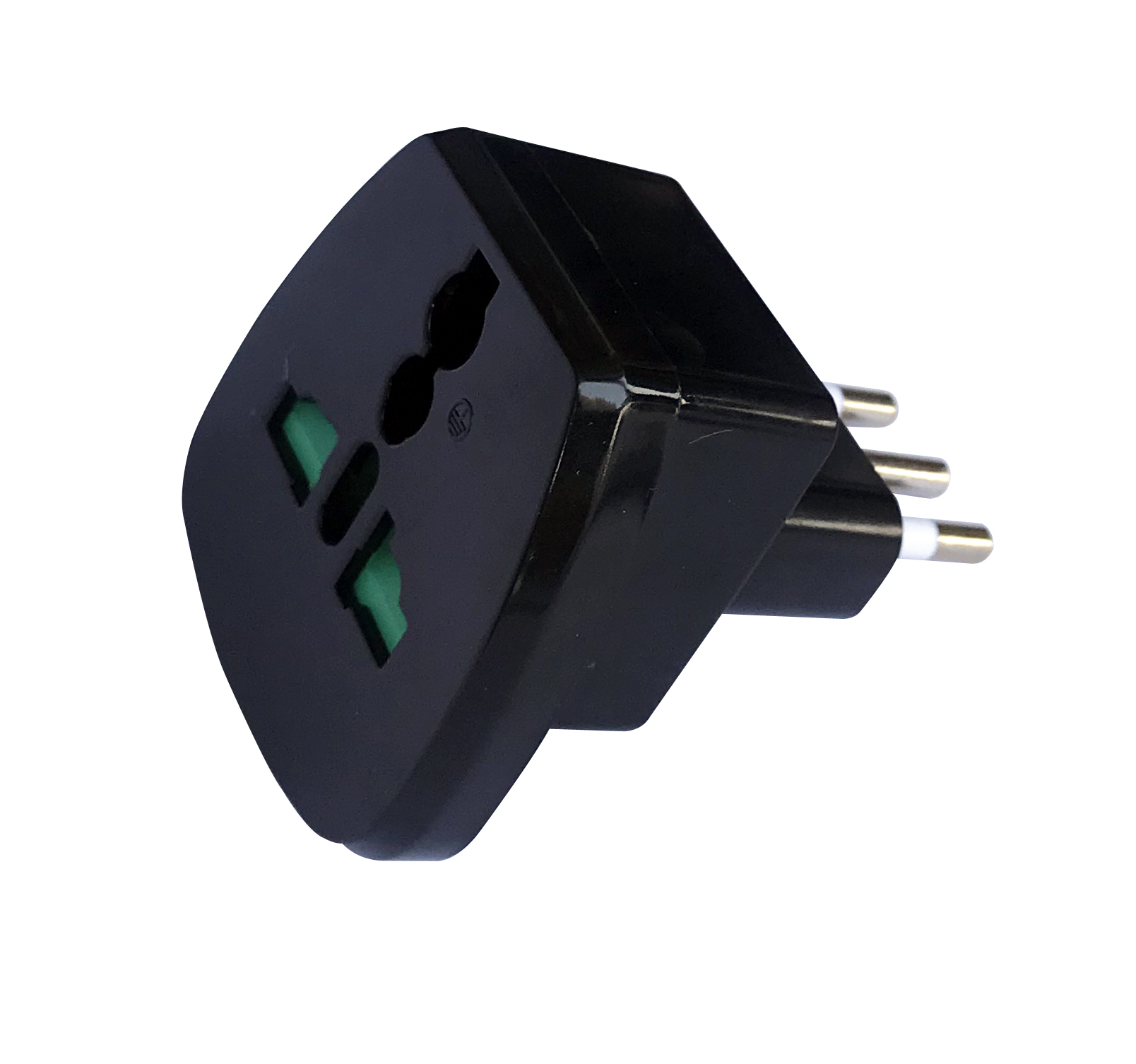 ADATTATORE UNIVERSALE SPINA 10A NERO