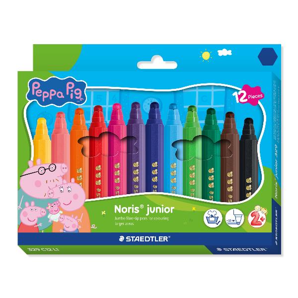 STAEDTLER CF12 PENNARELLI JUMBO PEPPA PIG