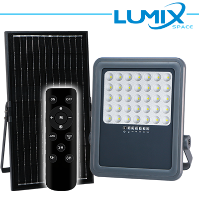 PROIETTORE SOLARE LED 200W + CREPUSCOLARE