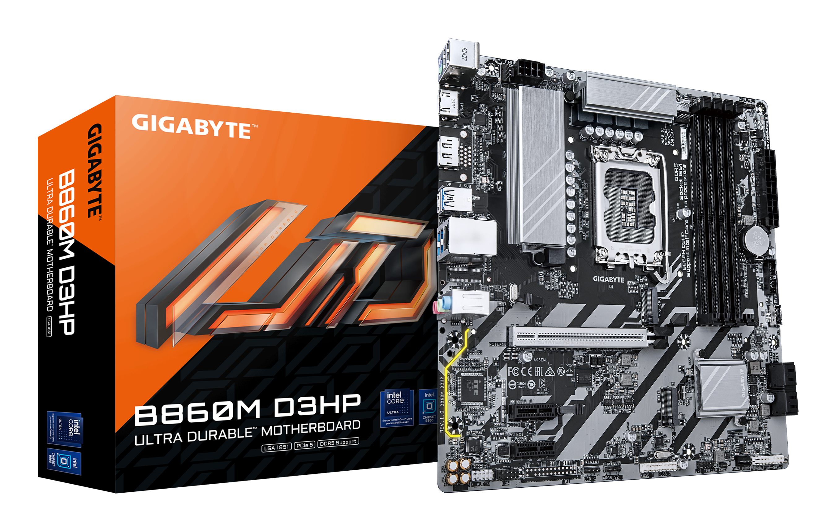 GIGABYTE B860M D3HP Scheda madre CPU Intel Core …