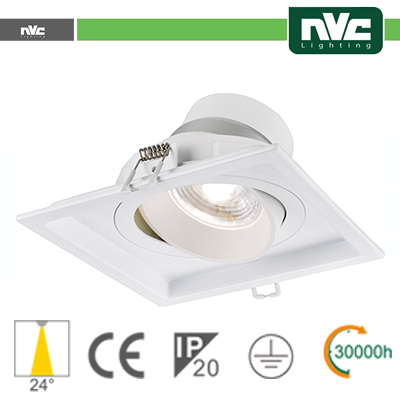 INCASSO MULTI LAMPADA - 9W (1X9W) 3000K 720LM >24Â°