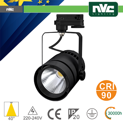 PROIETTORE A BINARIO TRIFASE - 50W 4000K 3000LM 40Â° CRI+90