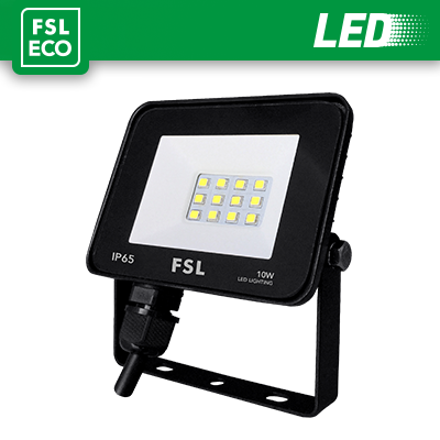PROIETTORE PER ESTERNI NERO 10W - IP65 120Â° 4000K
