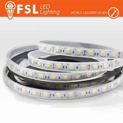 STRISCIA LED 5M IP65 5050 24V - 12W/M 60LED/M 3000K