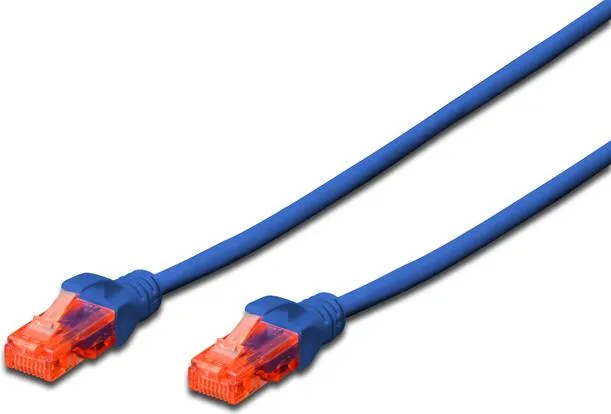 DIGITUS BY ASSMANN PATCH U/UTP CAT.6 LSHF BLU 3M