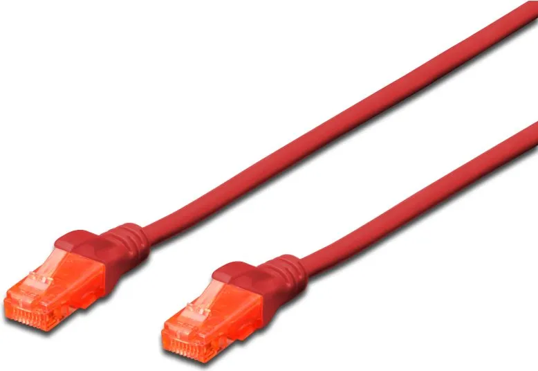 DIGITUS BY ASSMANN PATCH U/UTP CAT6 LSHF RED …
