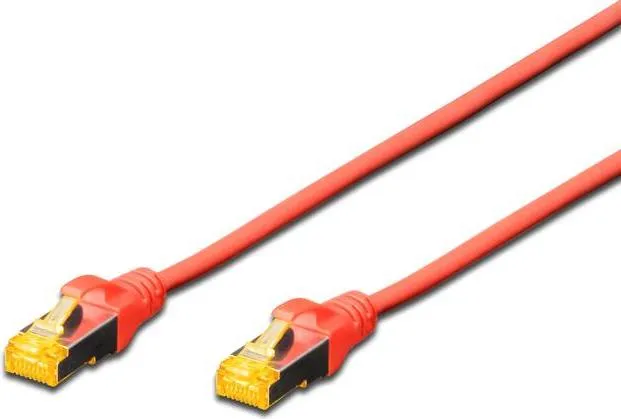 DIGITUS BY ASSMANN PATCH S/FTP CAT.6A LSZH ROSSO 0.25M