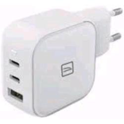 TUCANO CARICABATTERIE DA RETE GaN 65 W 2 x USB-C 1 x USB-A BIANCO