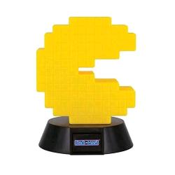 PALADONE PAC MAN ICON LIGHT MINI LAMPADA DI NOTTE DA TAVOLO COLORE GIALLO NERO