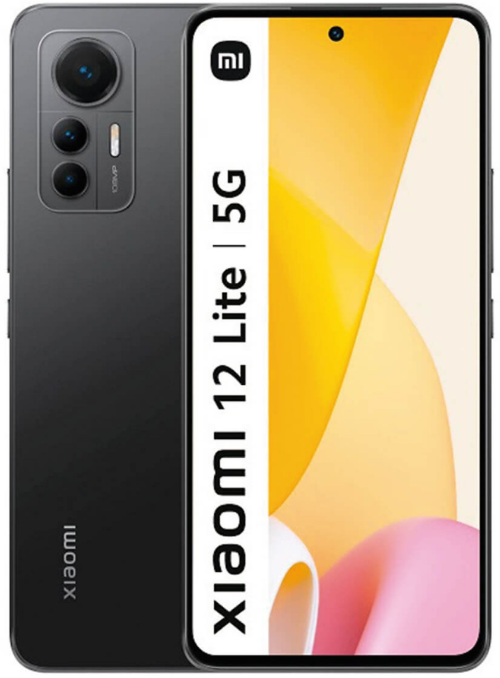 XIAOMI 12 LITE 5G DUAL SIM 6.55" OCTA CORE 128GB RAM 8GB 5G ITALIA BLACK