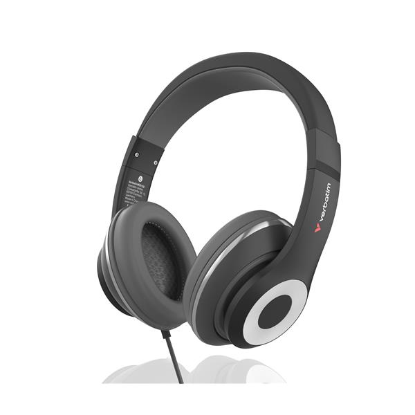 VERBATIM TRUSOUND CUFFIE OVER-EAR CON MICROFONO USB-C DRIVER …