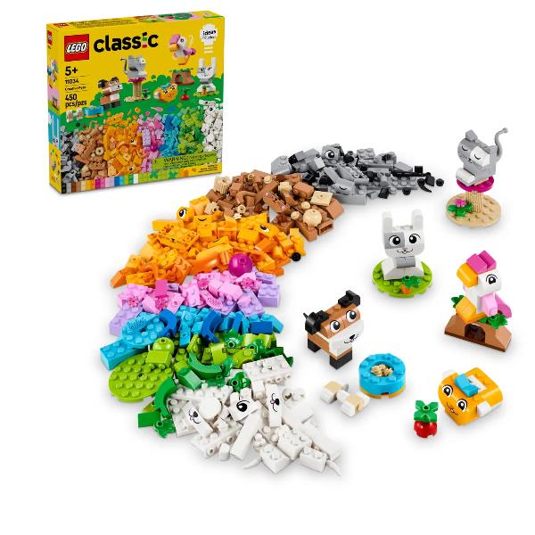 LEGO CLASSIC ANIMALI DOMESTICI CREATIVI CON MATTONCINI PER …