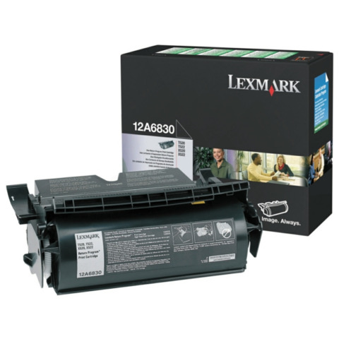 Lexmark/IBM - toner nero - 12A6830 - return program