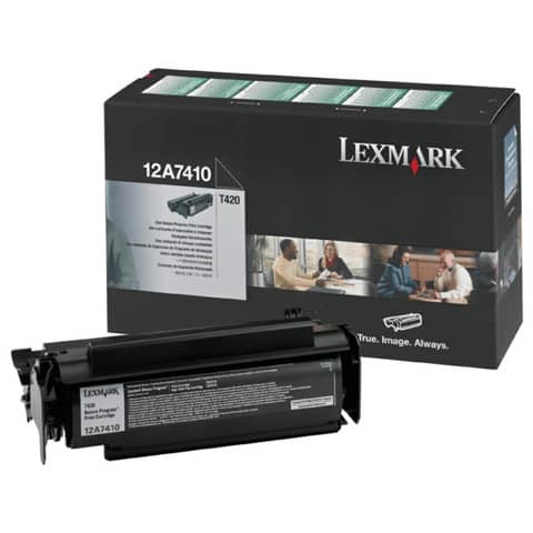 Lexmark/IBM - toner nero - 12A7410 - return program