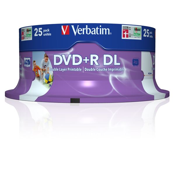Verbatim - Scatola 25 DVD+R Dual Layer - …