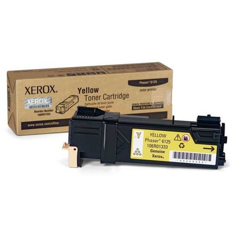 Xerox - toner - phaser 6125, giallo