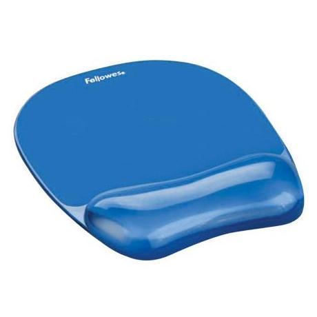 Mousepad con poggiapolsi in gel - blu trasparente …