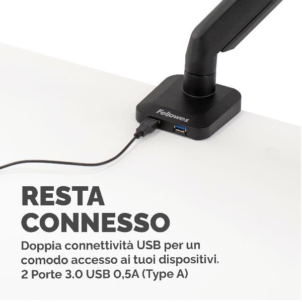 Fellowes Platinum Monitor Arm - Kit montaggio - …