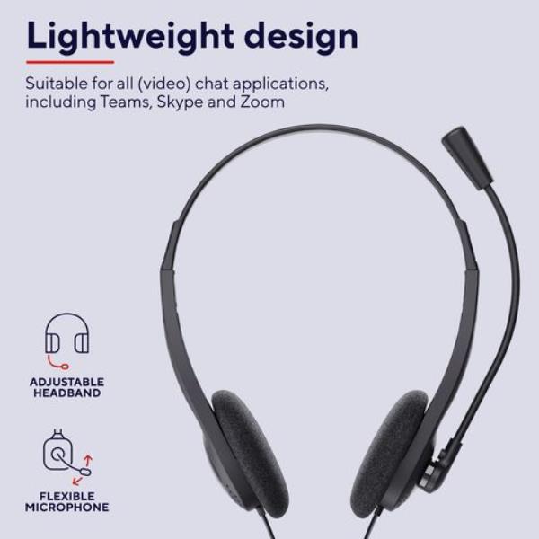 Trust Primo Chat Headset - Cuffie con microfono …