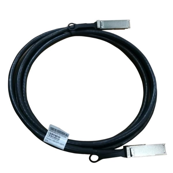 HPE X240 Direct Attach Copper Cable - Cavo applicazione diretta 100GBase - QSFP28 (M) a QSFP28 (M) - 3 m - per Apollo 4200, 4200 Gen10; FlexFabric 12900E 36, 12XXX, 5930 2QSFP+, 5930 32, 5930 4-slot