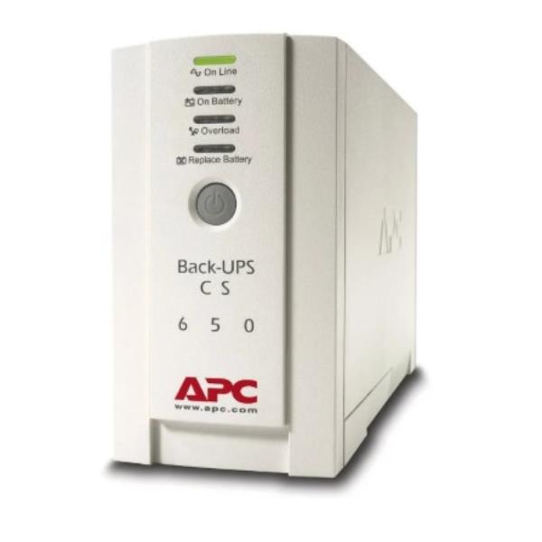 APC Back-UPS CS 650 - UPS - 230 V c.a. V - 400 Watt - 650 VA - RS-232, USB - connettori di uscita 4 - beige