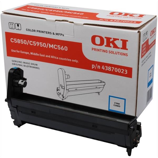 OKI - Ciano - originale - kit tamburo …
