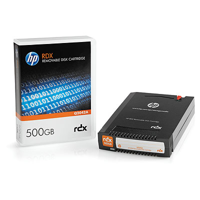 HPE RDX - Cartuccia RDX - 500 GB / 1 TB - per ProLiant MicroServer Gen10; Imation RDX Removable Hard Disk Storage System