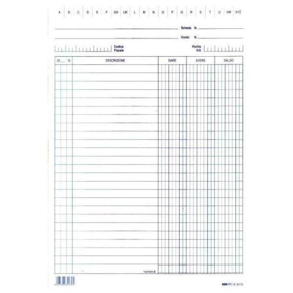 Edipro - Modulo debito/credito/bilancio - 100 fogli - …