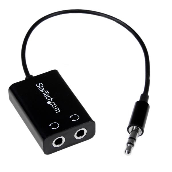 StarTech.com Addatore cavo splitter mini jack per auricolari …