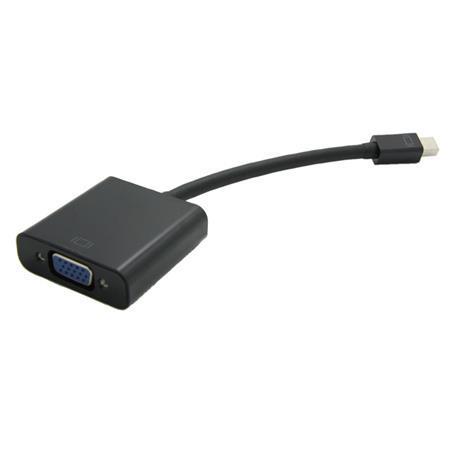 Nilox - Adattatore DisplayPort - Mini DisplayPort (M) a 15 pin D-Sub (DB-15) (F) - nero