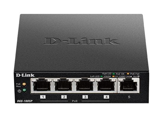 D-Link DGS 1005P - Switch - 5 x …