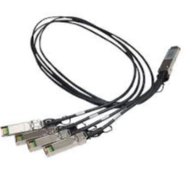 HPE X240 Direct Attach Copper Splitter Cable - Cavo di rete - SFP+ a QSFP+ - 1 m - per HPE 5900AF-48; Edgeline e920; FlexFabric 1.92, 11908, 12900, 12902; ProLiant e910t 2U