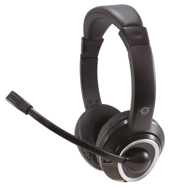 Conceptronic POLONA02B - Cuffie con microfono - on-ear …