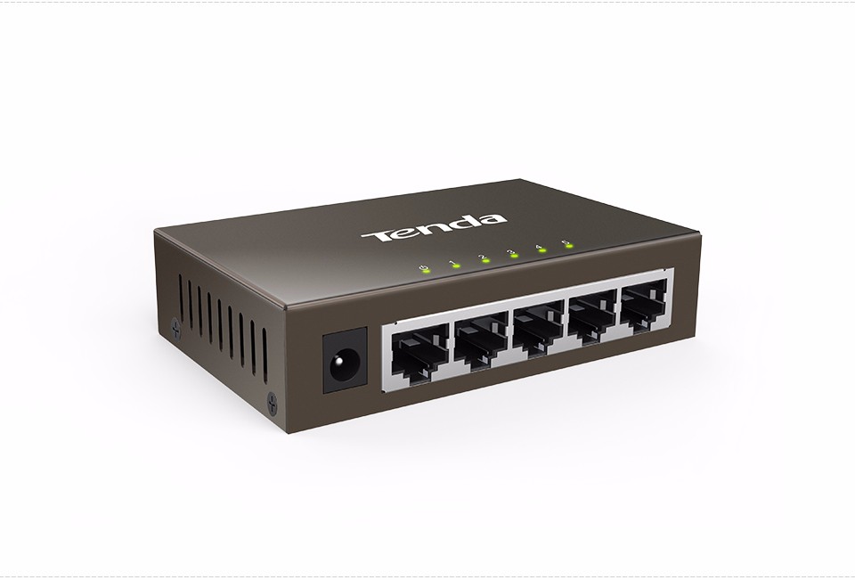 Tenda TEG1005D - Switch - unmanaged - 5 x 10/100/1000 - desktop