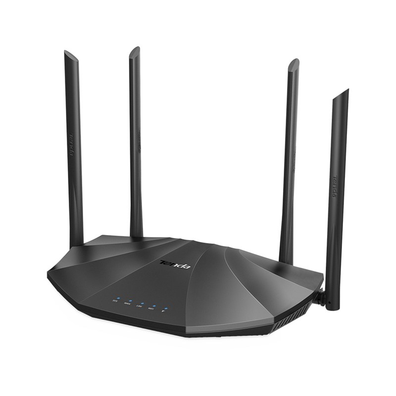 Tenda AC19 - Router wireless - switch a 4 porte - GigE, 802.11ac Wave 2 - 802.11a/b/g/n/ac Wave 2 - Dual Band