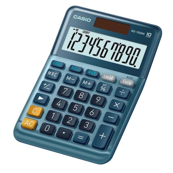 Casio MS-100EM - Calcolatrice da tavolo - 10 …