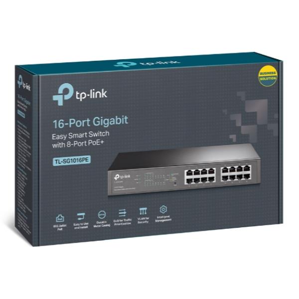 TP-Link TL-SG1016PE - Switch - intelligente - 8 …