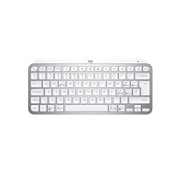 Logitech MX Keys Mini - Tastiera - retroilluminato - Bluetooth - QWERTY - italiana - grigio pallido