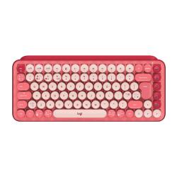 Logitech POP Keys - Tastiera - senza fili - Bluetooth LE, Bluetooth 5.1 - QWERTY - italiana - interruttore: Brown Tactile - rubacuori