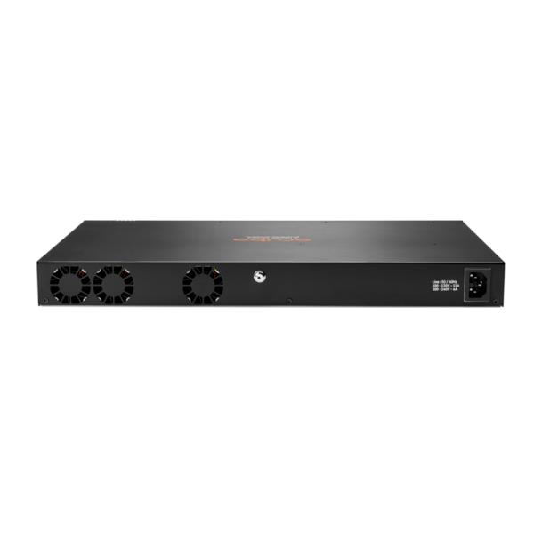 HPE Aruba 6300F - Switch - L3 - gestito - 48 x 10/100/1000 + 4 x 1 Gigabit / 10 Gigabit / 25 Gigabit / 50 Gigabit SFP56 (uplink / stacking) - da anteriore e laterale a posteriore - montabile su rack