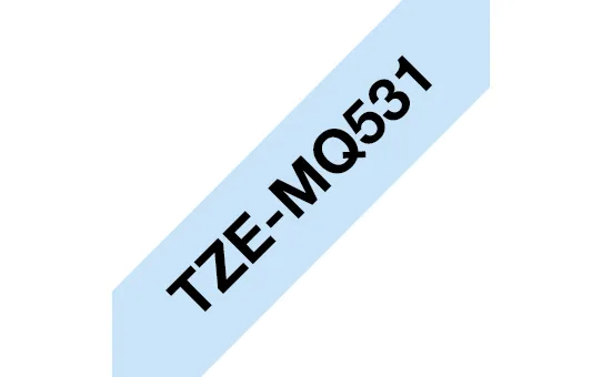 Brother TZe-MQ531 - Nero su blu pastello - …