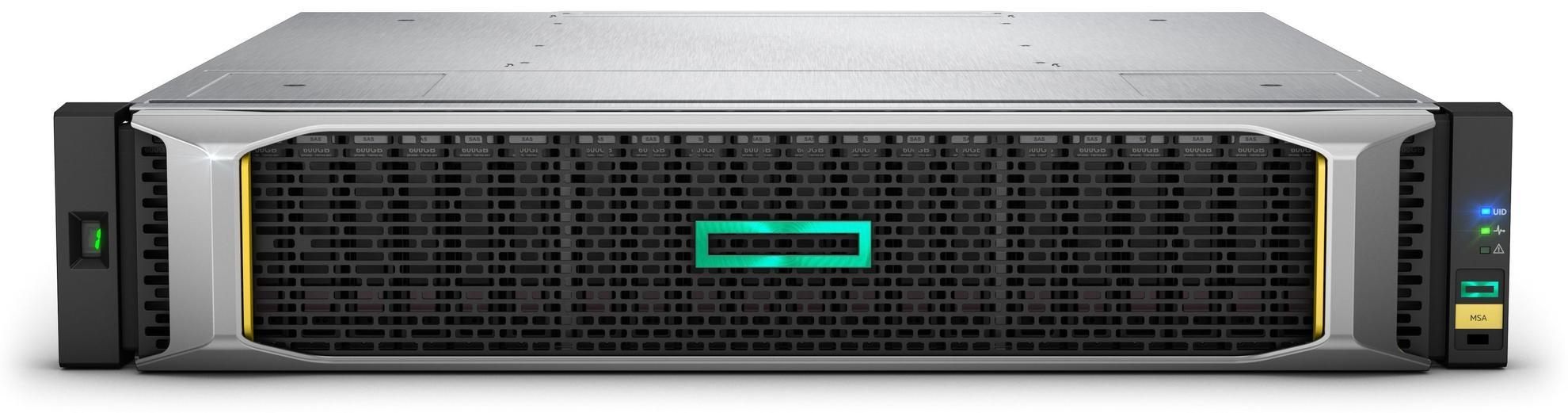HPE Modular Smart Array 1050 1Gb iSCSI Dual Controller LFF Storage - Array unità disco rigido - 0 TB - 12 alloggiamenti (SAS-2) - iSCSI (1 GbE) (esterna) - montabile in rack - 2U